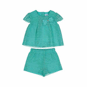 Mayoral 1233-076 Crochet Short Set (HE)