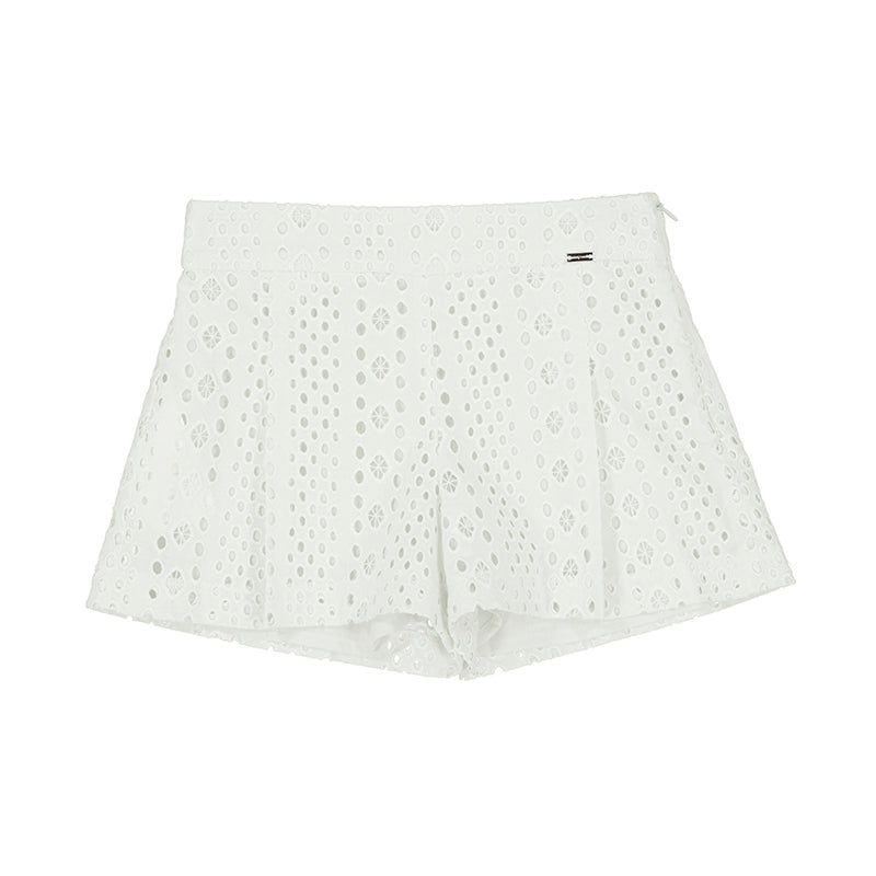 Mayoral 3285-079 White Dressy Short (STHE)