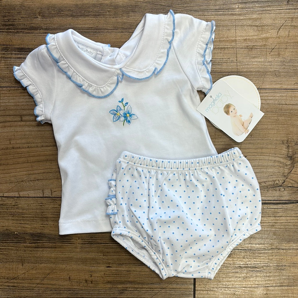 Magnolia Baby Blue Flower 2-Piece Set (STHE)