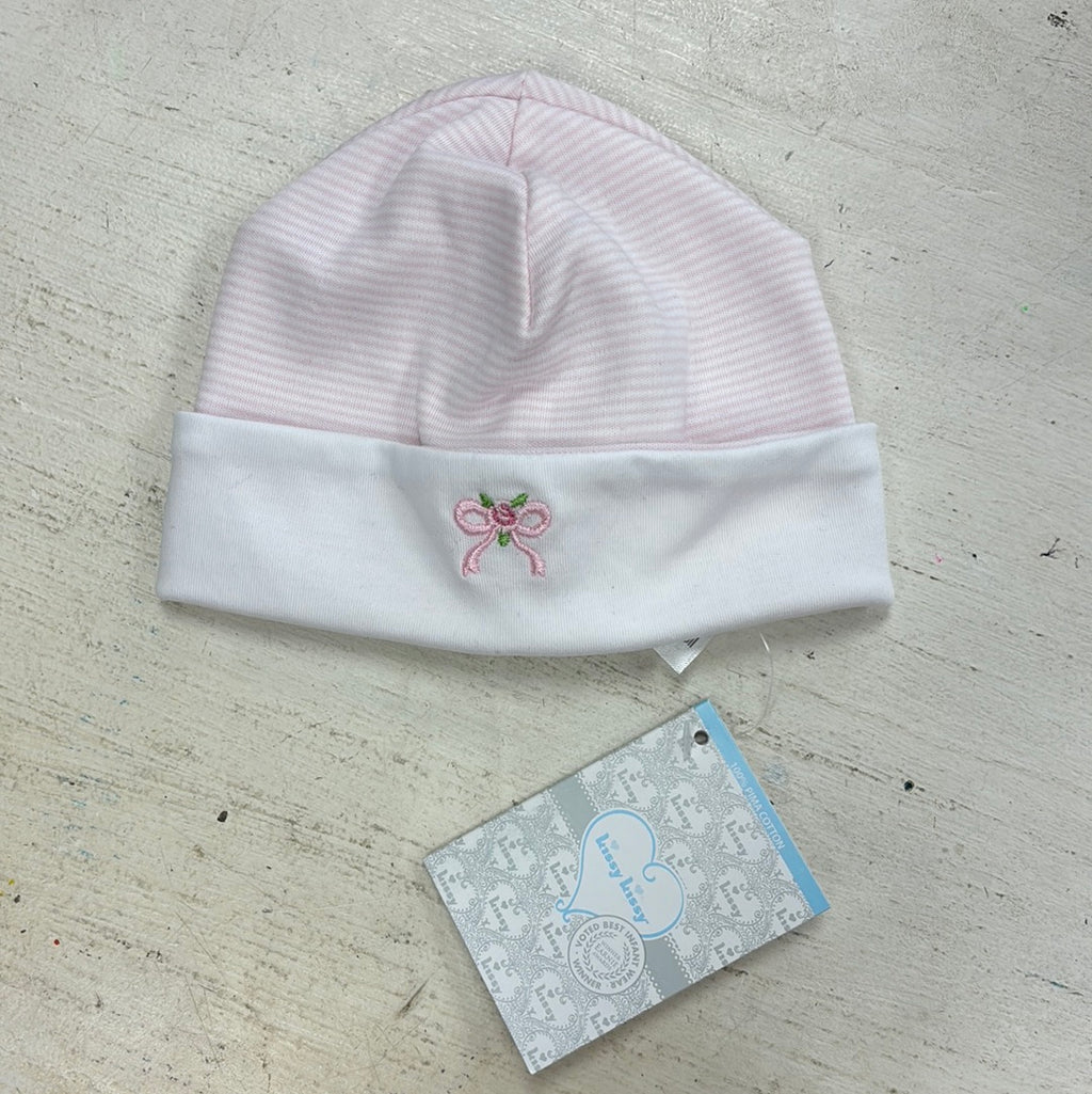 Kissy Kissy KG508130N Pink Bow Striped Hat (STHE)