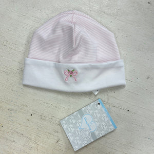 Kissy Kissy Striped Hat with Pink Bow KG508130N