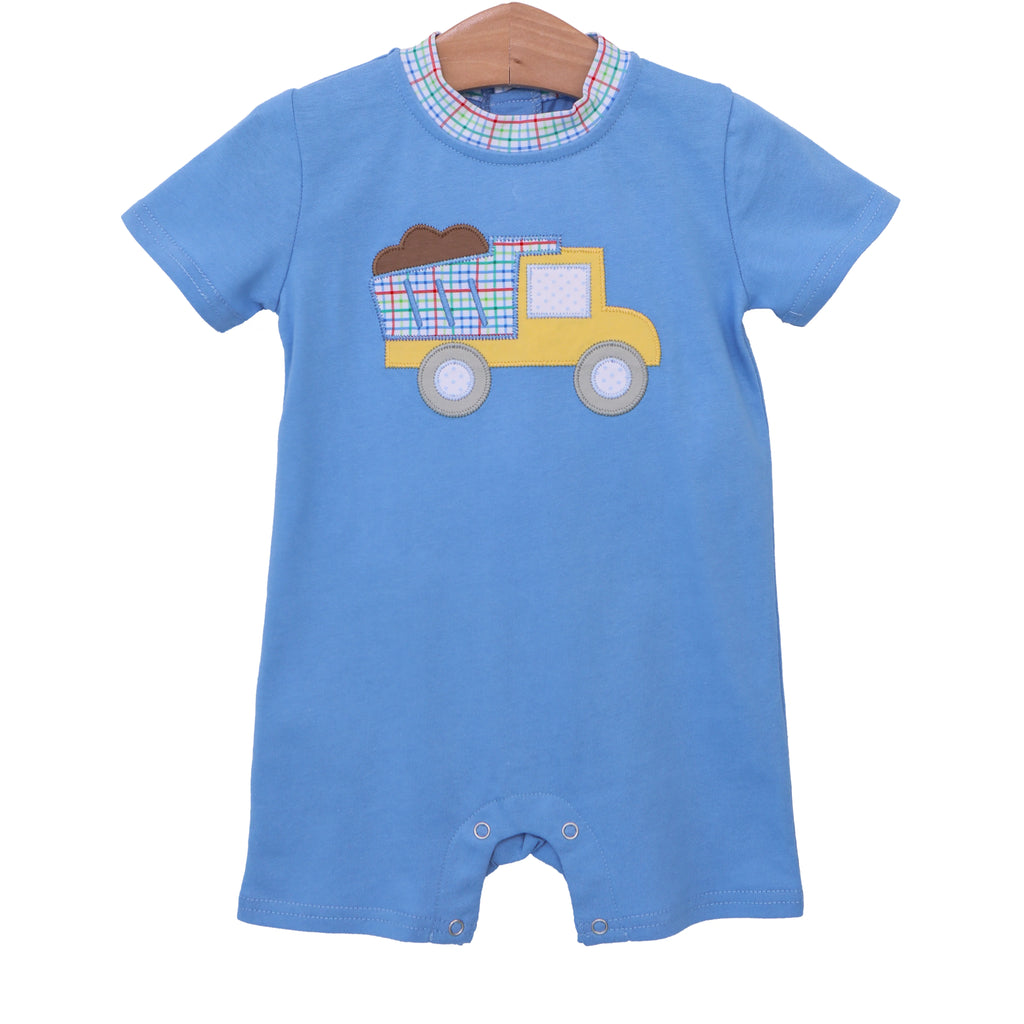 Trotter Street Kids Dump Truck Romper TSK-00987 (HE)