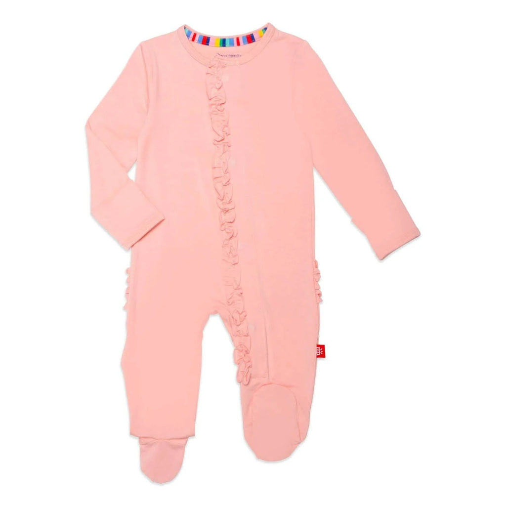 Magnetic Me Peach Pop Footie with Ruffles (STHE)