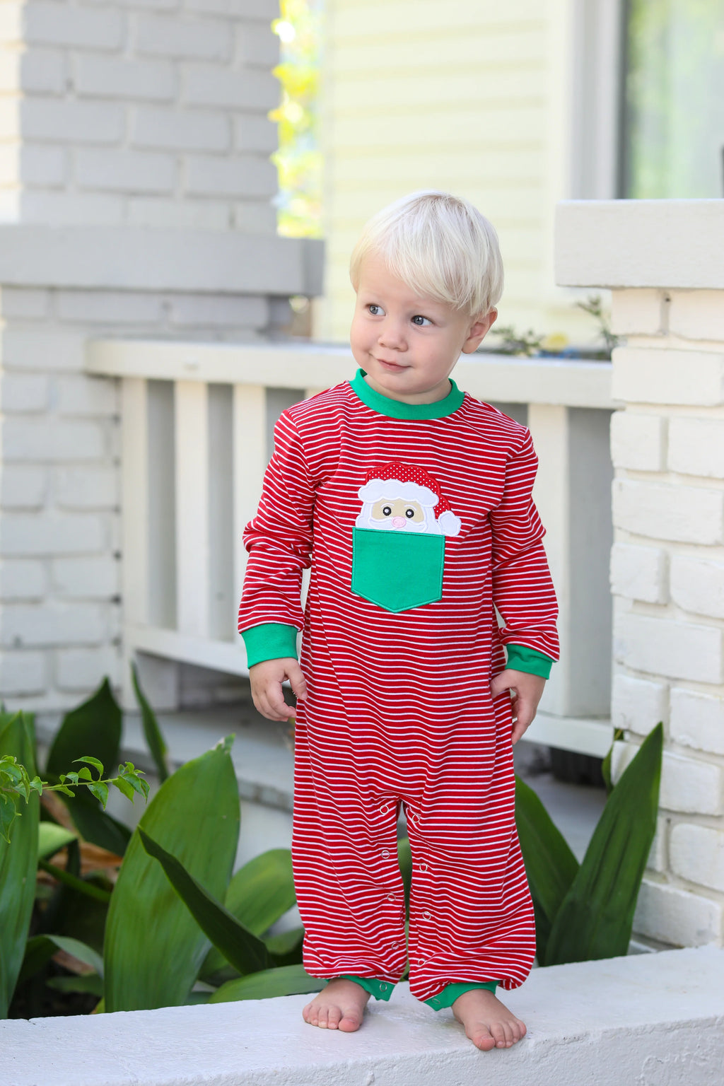 Trotter Street Santa Pocket Romper