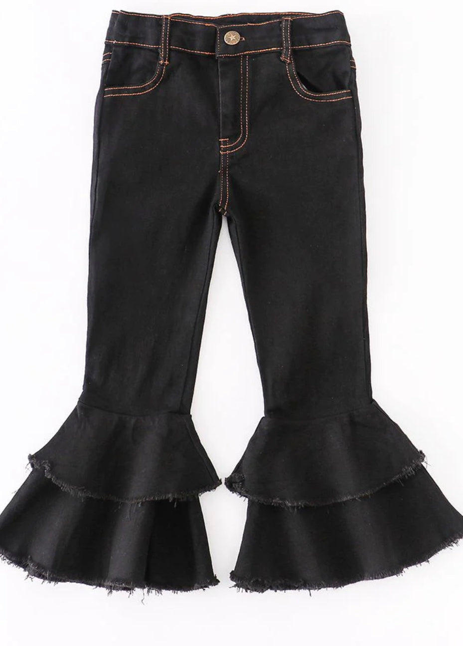 Online 7 Black Bell bottom jeans