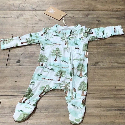 Angel Dear Baby Woodland Zipper Bamboo Footie Sleepers | HONEYPIEKIDS 9/12M